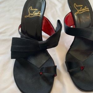 Christian Louboutin Black Sandals